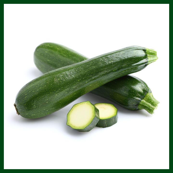 Zucchini - F1 Hybrid Green Squash - 8 to 10 Seeds - MGS1129