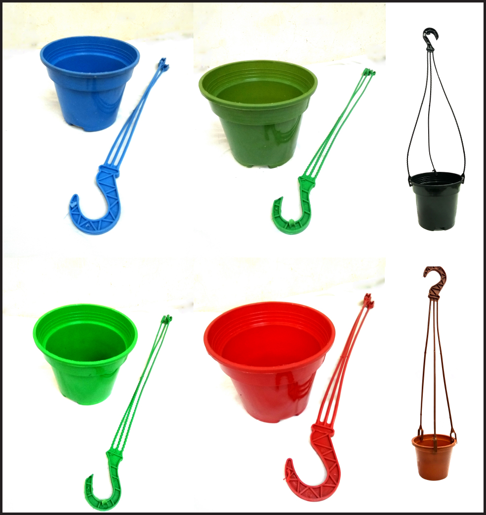 Circular Hanging Pot (Plastic) (6 inch)
