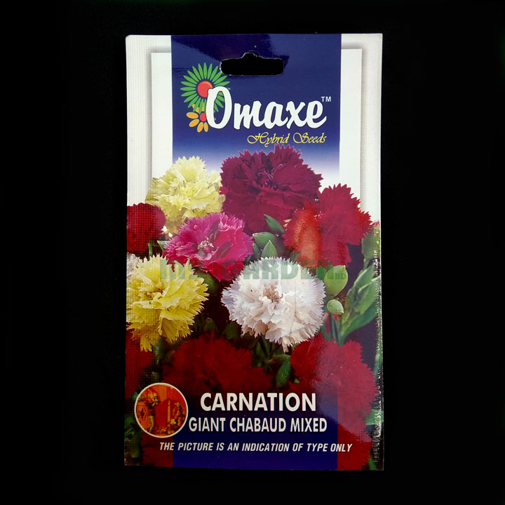 Carnation Giant Chabaud Mixed – (50 seeds) – Omaxe - Indian