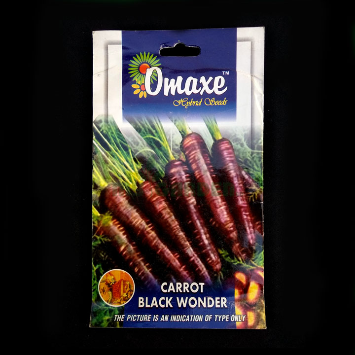Carrot Black Wonder – (5 Gram) – Omaxe - Indian
