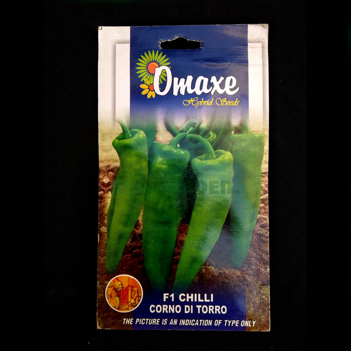 Corno Di Torro F1 Chilli – (40 seeds) – Omaxe - Indian
