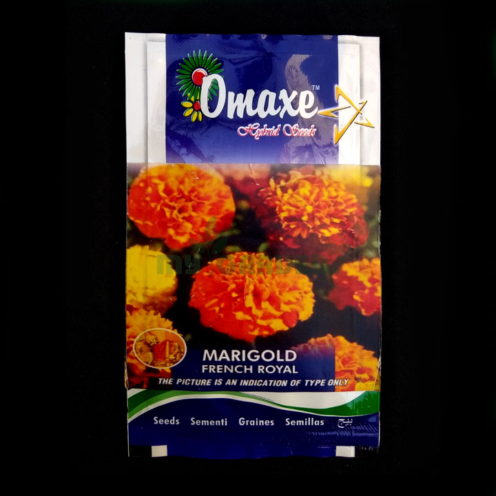 Marigold French Royal – (50 seeds) – Omaxe - Indian