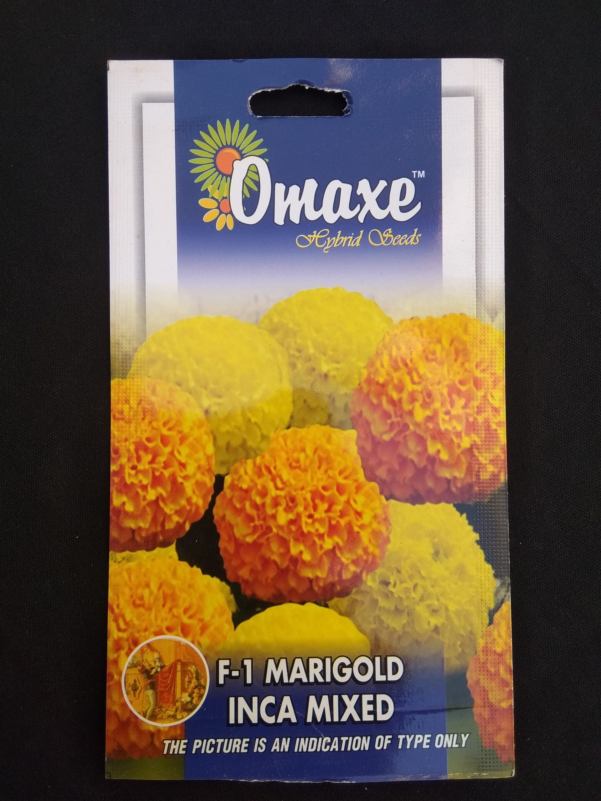 Marygold Inca Mixed F1 – (10 seeds) – Omaxe - Indian