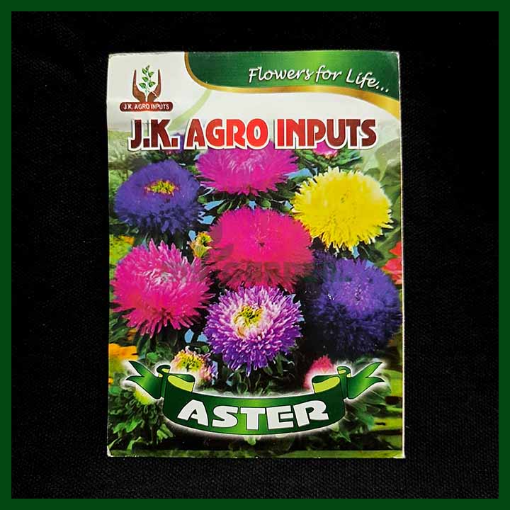 Aster Mixed Color - J.K Agro Inputs - Flower Seeds