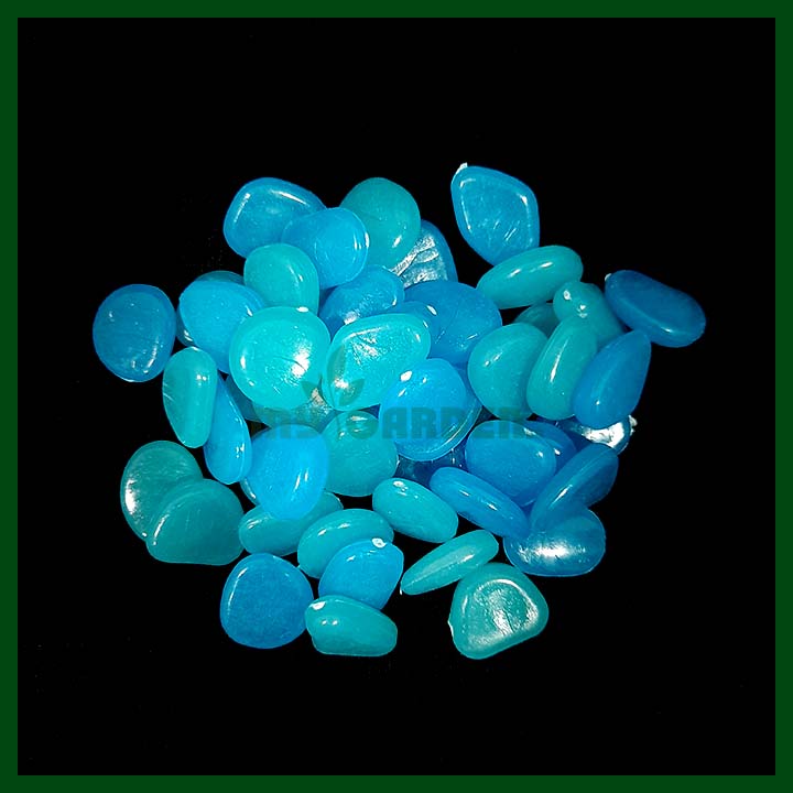 Pebbles - Glow In The Dark - 100g - Blue - MGSP6029