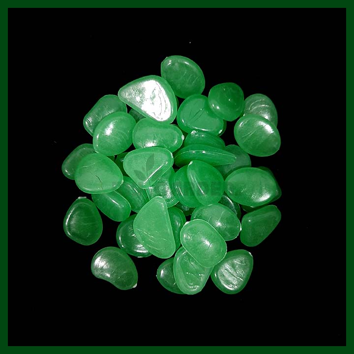 Pebbles - Glow In The Dark - 100g - Green - MGSP6021