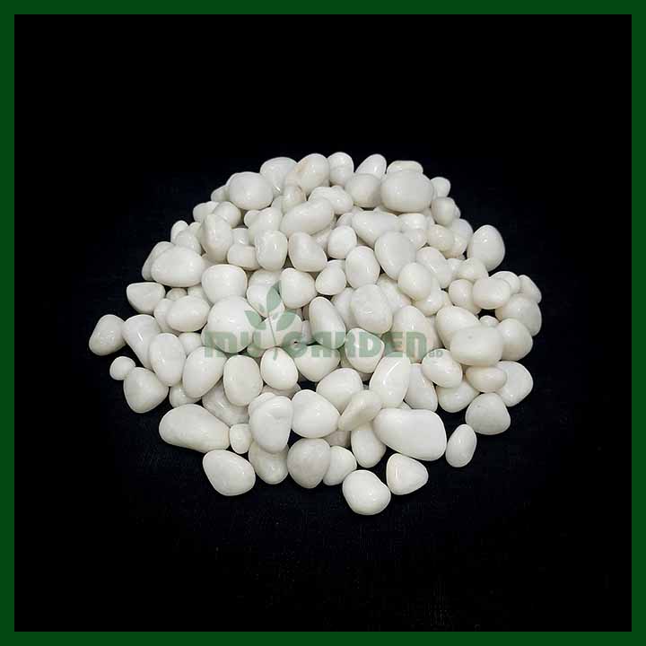 Off-White Glossy Pebbles Small (10mm to 25mm)