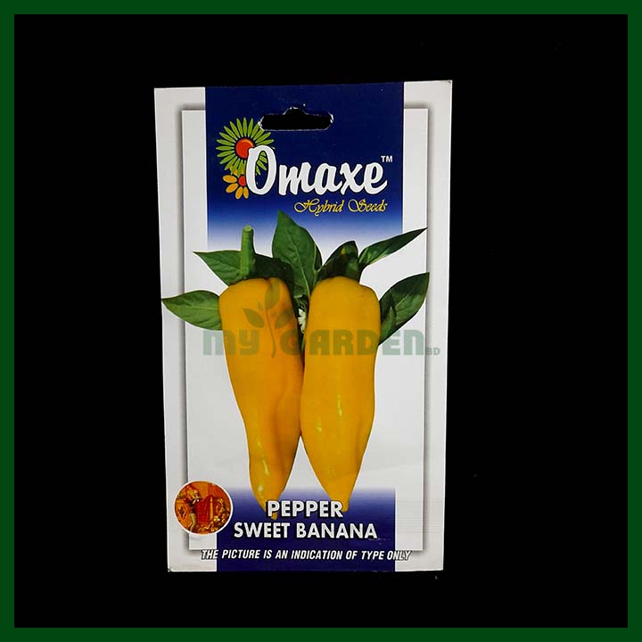 Pepper Sweet Banana - 5 gram seeds - Omaxe - Indian