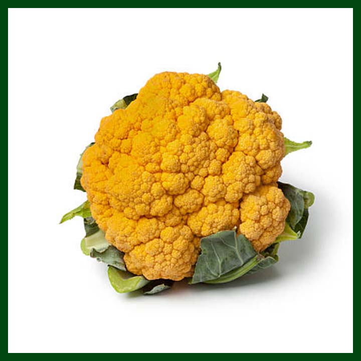 -Orange Cauliflower Hybrid - Carotena - 20 Seeds