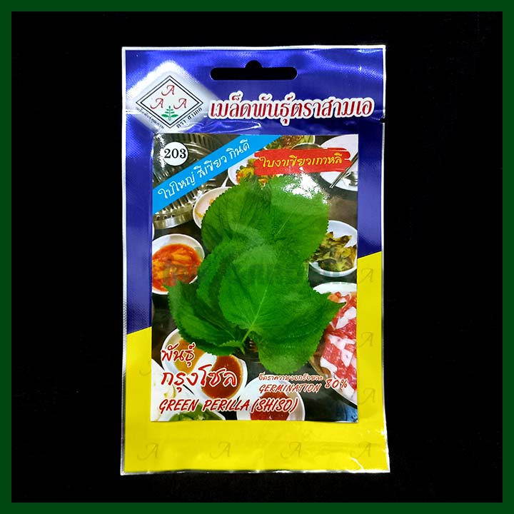 Green Perilla (Shiso) - 5 gram Seeds - AAA - Thai