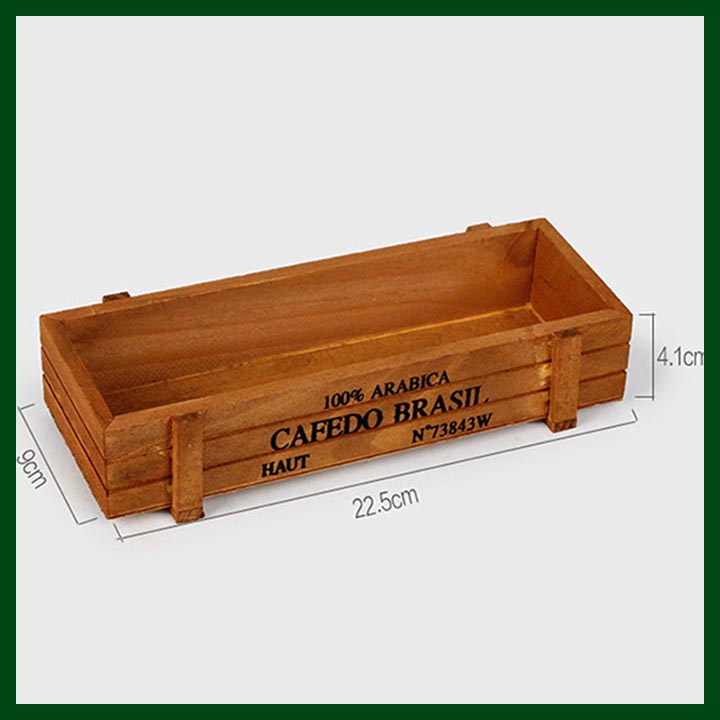 Wooden Box for Small Pots