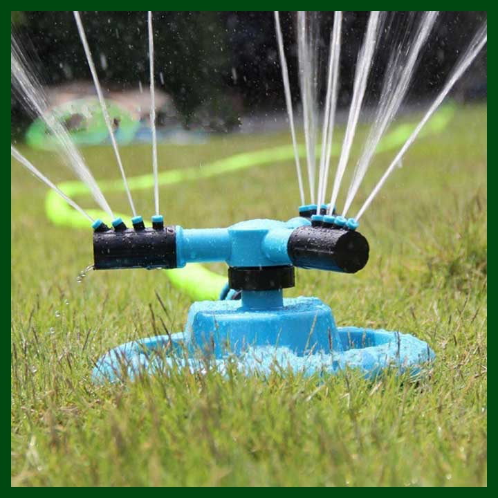 -Three Arm Rotating 360 degree Garden Sprinkler